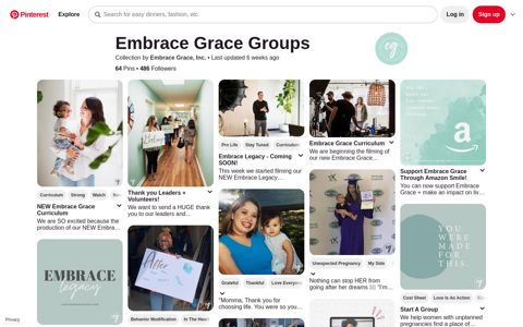 Embrace Grace Groups - Pinterest