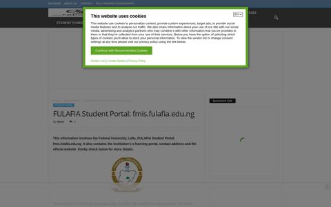 Federal University, Lafia, FULAFIA Student Portal: fmis.fulafia ...