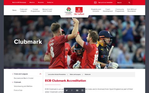 ECB Clubmark Accreditation - Lancashire Cricket Foundation