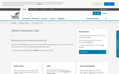 Home Insurance Hub - Legal & General