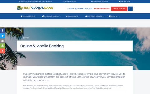 Online Mobile Banking | First Global Bank