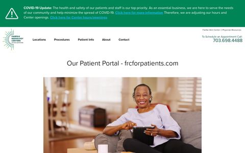 Our Patient Portal - frcforpatients.com | Fairfax Radiological ...