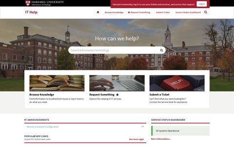 Service Portal - IT Help