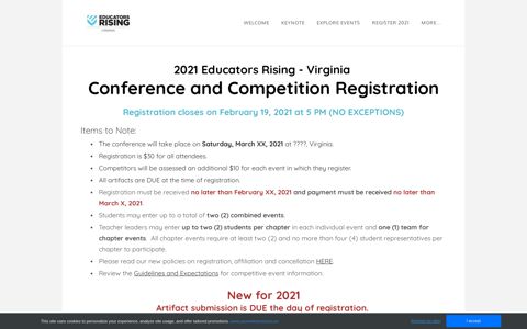 Register - Educators Rising Virginia
