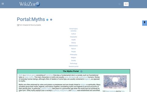 Portal:Myths - Wikizero
