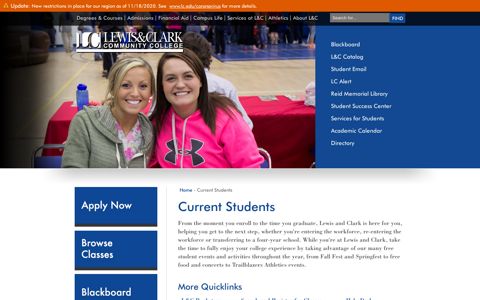 Current Students - Lewis and Clark Community College