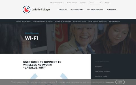 Wi-Fi | LaSalle College Montréal | Six Schools & Over 60 ...