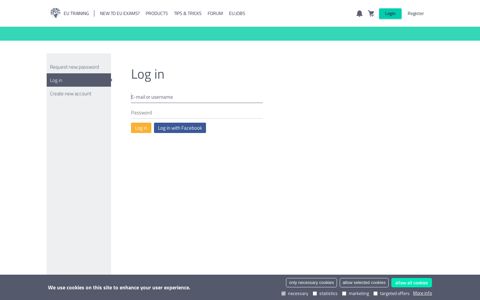 Log in | EU Training