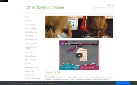 Glogster - ICT @ Clayfield College