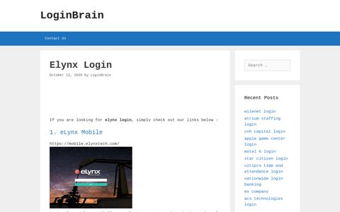 elynx login - LoginBrain