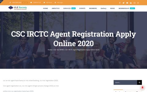 Apply CSC IRCTC Agent Registration and Book Train Ticket ...