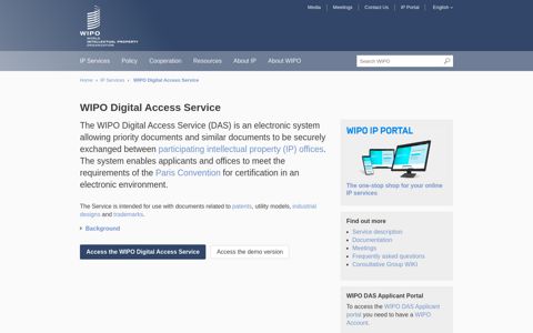 WIPO Digital Access Service
