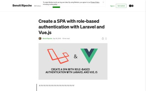 Create a SPA with role-based authentication with Laravel and ...