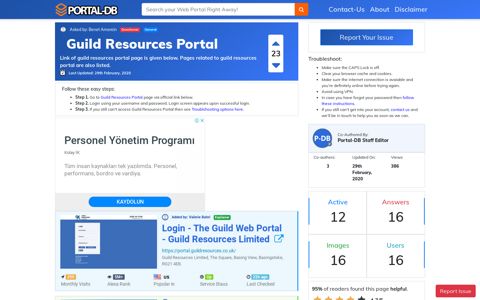 Guild Resources Portal