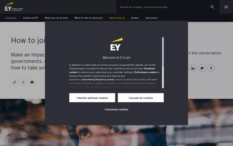How to join us | EY - Global