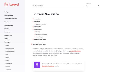 Laravel Socialite - Laravel - The PHP Framework For Web ...