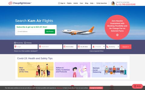 Book Low Cost Kam Air Flights & Reservations