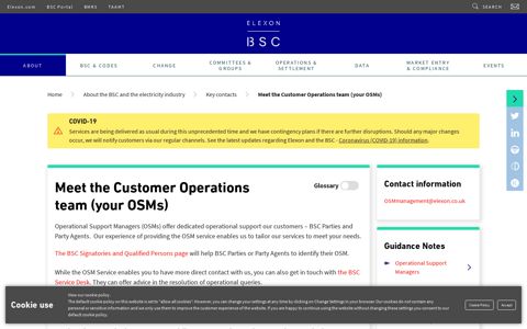 Meet the Customer Operations team (your OSMs) - Elexon ...