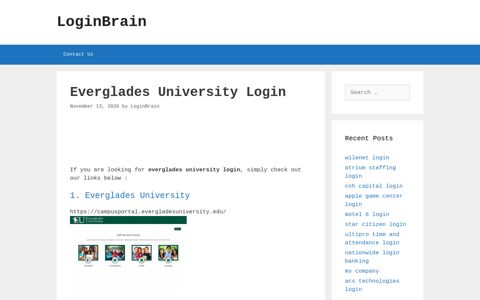 everglades university login - LoginBrain