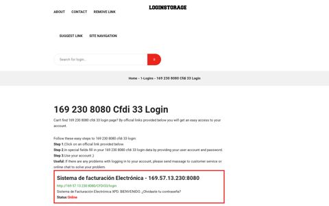 169 230 8080 Cfdi 33 Login - Enter to Your Account