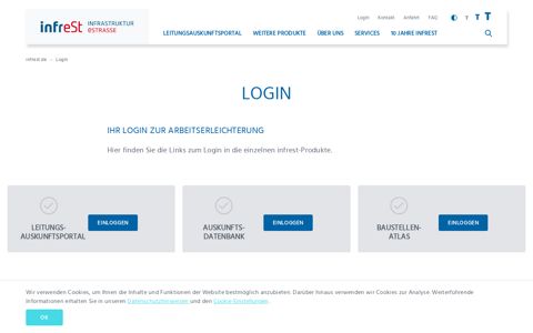 Login - Infrastruktur eStrasse GmbH - Infrest