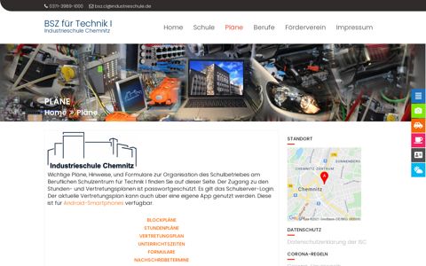 Pläne – BSZ für Technik I - Industrieschule Chemnitz