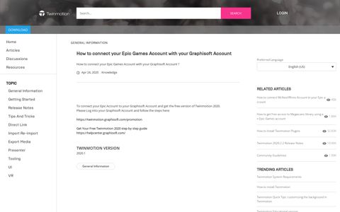 How to connect your Epic Games Account with your Graphisoft ...