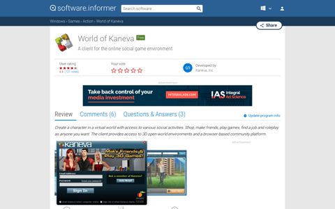 World of Kaneva Download - Free virtual world, where you ...