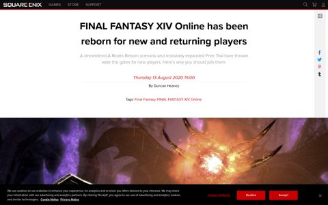 FINAL FANTASY XIV Online has been reborn for new and ...