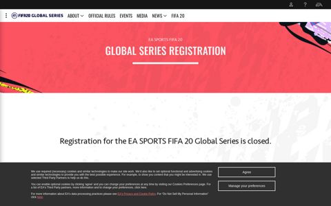 EA SPORTS FIFA 20 Global Series Registration