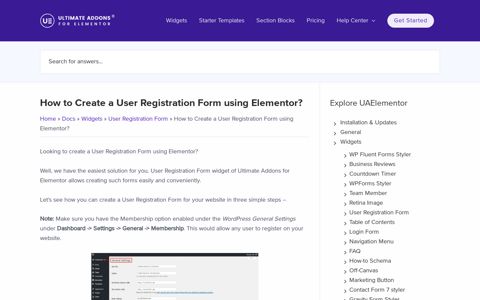 How to Create a User Registration Form using Elementor?