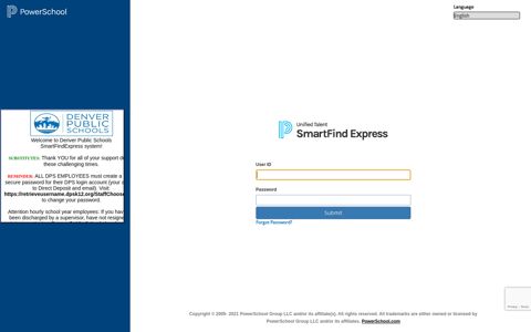 LogOn | SmartFind Express | PowerSchool - eSchool Solutions