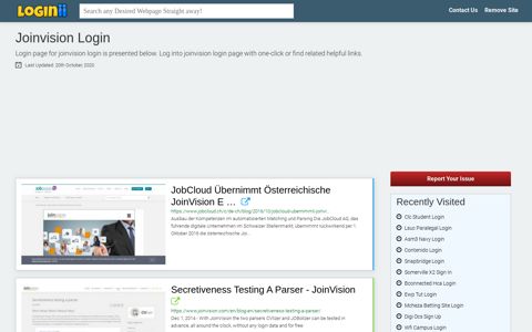 Joinvision Login | Accedi Joinvision - Loginii.com