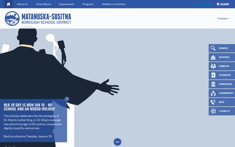 Matanuska-Susitna Borough School District / Homepage