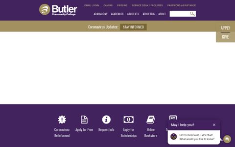 Butler Community College Homepage