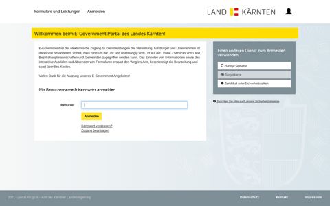 Portal Kärnten - Land Kärnten