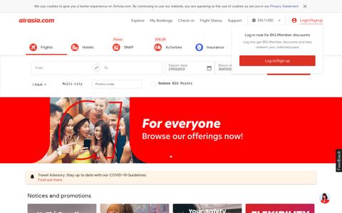 airasia.com | For Everyone | Flights, Hotels, Activities & More