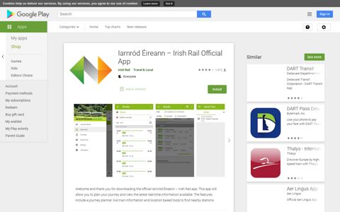 Iarnród Éireann – Irish Rail Official App - Apps on Google Play
