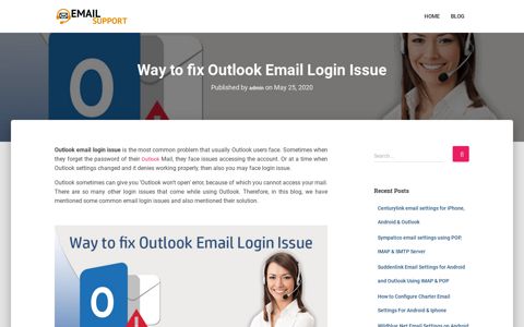 Way to fix Outlook Email Login Issue - emailsupport.us