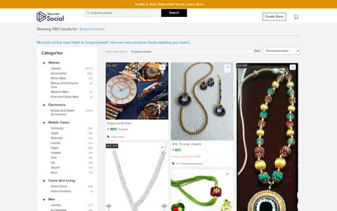 Buy Emporia jewels Online in India at Best Prices - Women ...