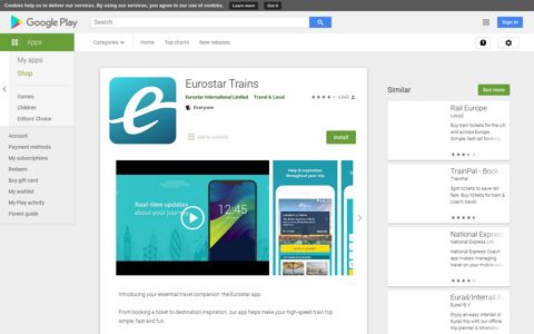 Eurostar Trains – Apps on Google Play