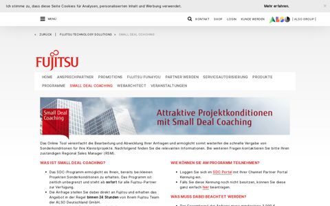 Small Deal Coaching - ALSO Fujitsu
