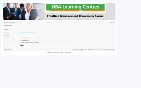 HBA Learning Centres Leadership & Management Help Forum