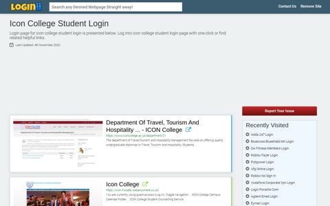 Icon College Student Login - Loginii.com
