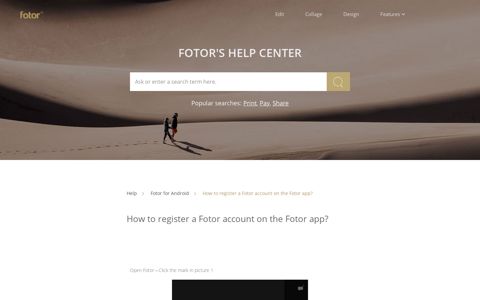 How to register a Fotor account on the Fotor app? | Fotor