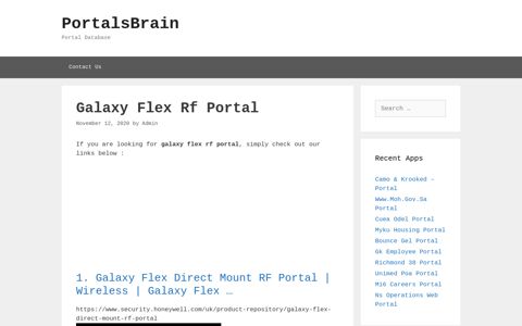 Galaxy Flex Rf - Galaxy Flex Direct Mount Rf Portal | Wireless ...