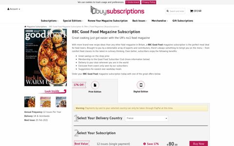 BBC Good Food Magazine Subscription | Food Magazines ...