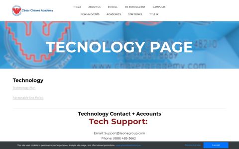 Technology - Cesar Chavez Academy