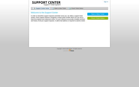 the Support Center - ELSD Portal:login