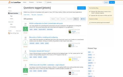 Highest Voted 'jelastic' Questions - Stack Overflow